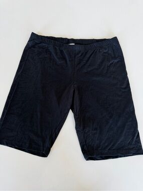 Serra Black Women’s Bike Shorts - High Waist Stretch